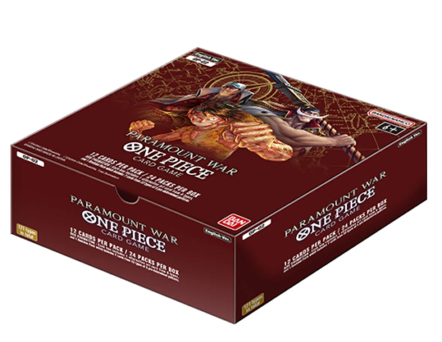 One Piece TCG OP-02 Paramount War (English Booster Box & Case)