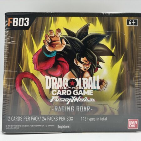 Dragon Ball Super Card Game Fusion World FB03 Raging Roar (English Booster Box & Case)