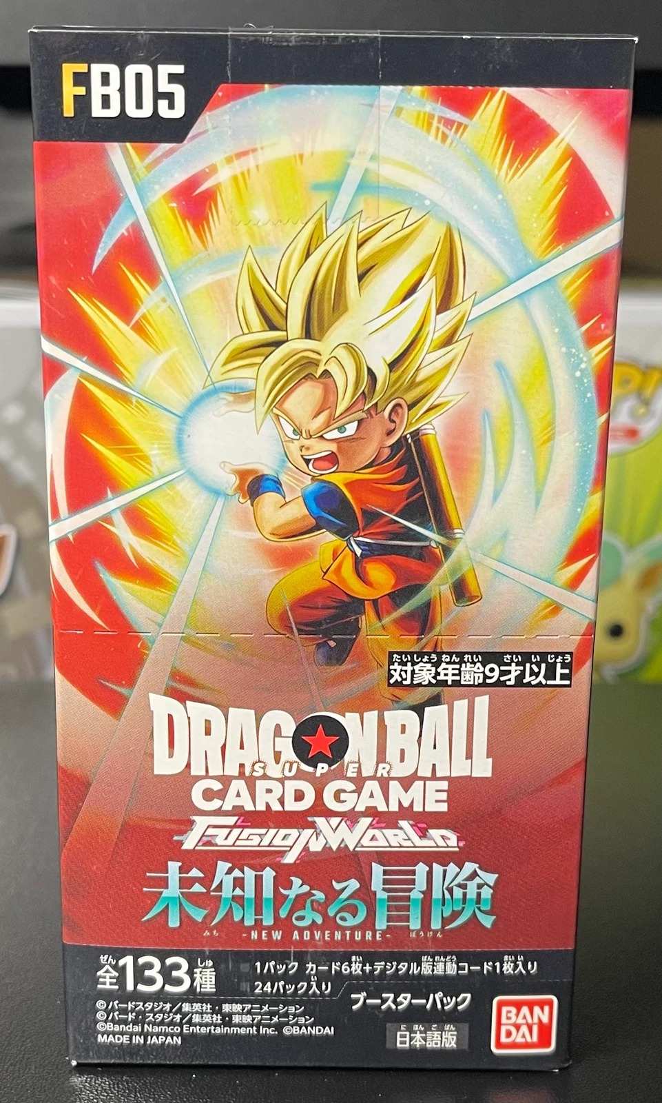 Dragon Ball Super Card Game Fusion World FB05 New Adventure (Japanese Booster Box & Case)