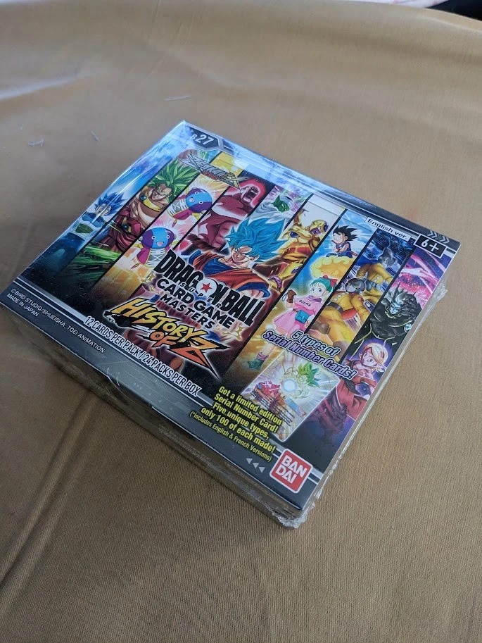 Dragon Ball Super Card Game Fusion World HZ01 History of Z (Japanese Booster Box & Case)