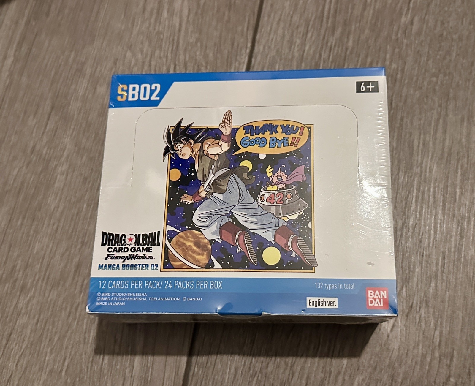 Dragon Ball Super Card Game Fusion World SB02 Manga Booster 02 (English Booster Box & Case)